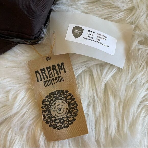 NWT Dream Control Military Hat Patrol Cap Cadet Hat Size S/M Brown - Picture 4 of 7